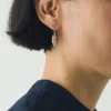Alba Silver Cardamom Pod Earrings