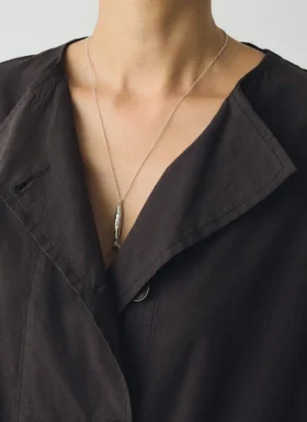 Alba Silver Fish Pendant Necklace