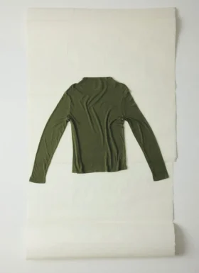 Aster High Neck Wool Lyocell Tee