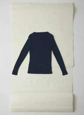 Aster High Neck Wool Lyocell Tee