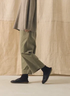 Barrel Leg Organic Cord Pants