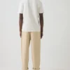 Bill Cotton Canvas Wide Leg Pants