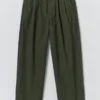 Bill Cotton Canvas Wide Leg Pants