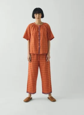 Bistrot Check Cotton Pajamas