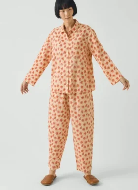 Bloom Print Cotton Pajamas