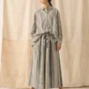 Bolster Stripe Linen Culottes