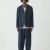 Caspar Stripe Pleat Pants