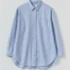 Cotton Oxford Oversized Long Shirt