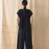 Crinkle Cotton Gauze Top