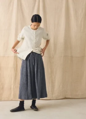 Crinkle Cotton Skirt