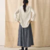 Crinkle Cotton Skirt