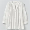Crockery Edge Cotton Poplin Top