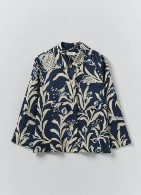 Crockery Print Boxy Shirt