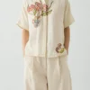 Embroidered Al Fresco Linen Shirt