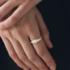 Emily Nixon Silver Stone Signet Ring