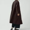 Frankie Waxed Cotton Raglan Coat