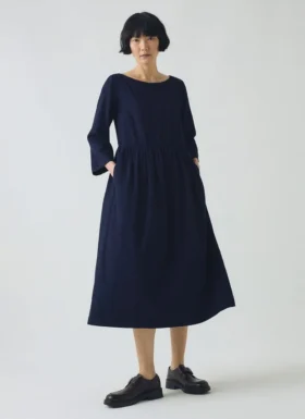 Freya Indigo Twill Dress
