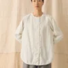 Garment Dyed Linen Chef Shirt