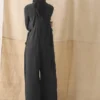 Garment Dyed Linen Pocket Jumpsuit