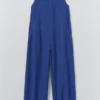 Garment Dyed Linen Scoop Back Jumpsuit