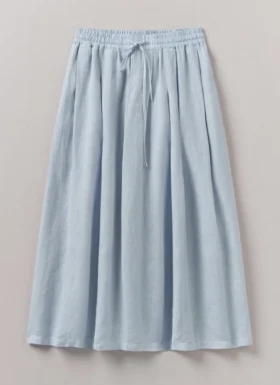 Garment Dyed Linen Skirt