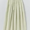 Garment Dyed Linen Skirt