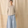 Garment Dyed Linen Skirt