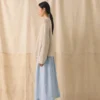 Garment Dyed Linen Skirt