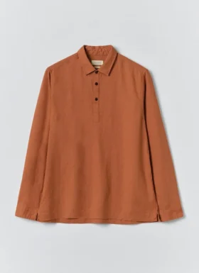 Half Placket Linen Shirt