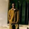 Half Placket Wool Pullover