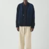 Jacquard British Wool Cardigan