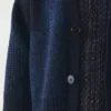 Jacquard British Wool Cardigan