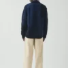 Jacquard British Wool Cardigan