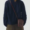 Kate Sheridan Leather Half Orbed Tab Bag
