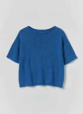 Knitted Cotton Linen Tee