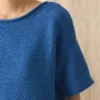 Knitted Cotton Linen Tee