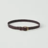 Laperruque Slim Leather Buckle Belt
