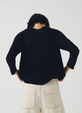 Lia Cotton Boat Neck Tee