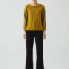 Lia Garment Dyed Boat Neck Tee