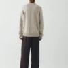 Linen Cotton Crew Neck Sweater