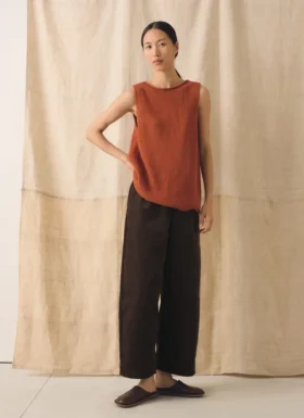 Linen Cotton Knitted Tank