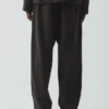Loopback Jersey Pleated Pants