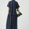 Market Check Cotton Linen Shirt