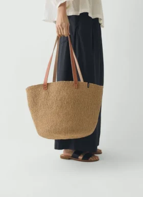 Mifuko Woven Paper Basket Bag