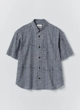 Natural Dye Stripe Cotton Shirt