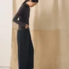 Organic Cord Barrel Leg Pants