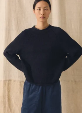Organic Cotton Linen Easy Sweater