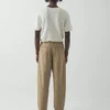 Otto Pleated Cotton Twill Pants