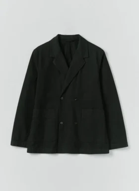 Overdyed Micro Houndstooth Cotton Blazer