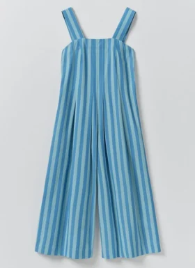 Oyo Stripe Cotton Jumpsuit